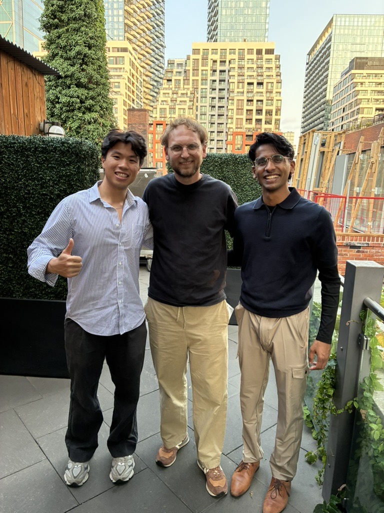 Three Good Humans guests together on a rooftop terrace